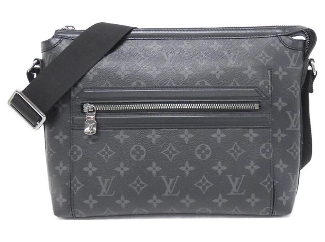 Borsa a spalla Messenger PM Monogram Eclipse Odyssey di Louis Vuitton Nero