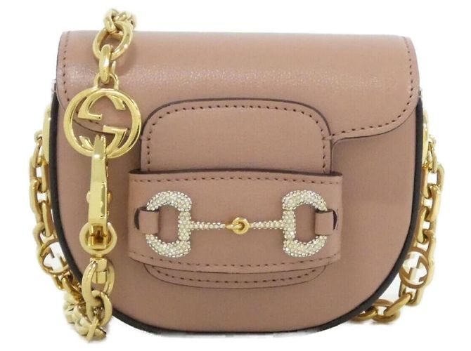 Bolso de Hombro Gucci Horsebit 1955 Rosa