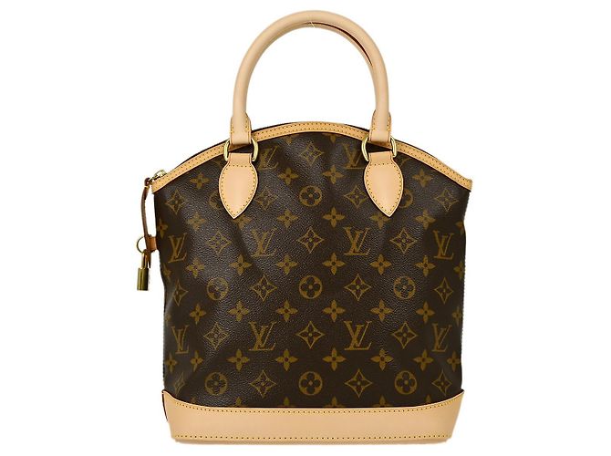 Bolsa Lockit Louis Vuitton em lona Monogram vertical Marrom
