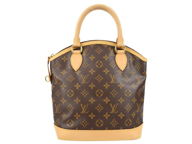 Bolsa Lockit Louis Vuitton em lona Monogram vertical Marrom