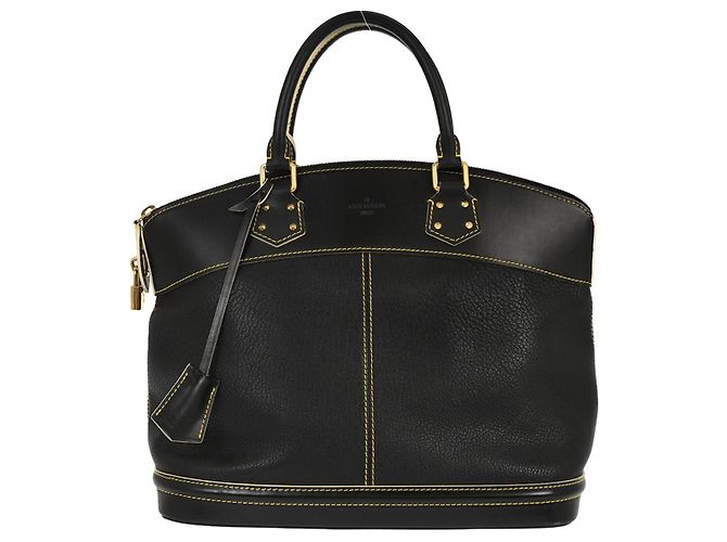 Louis Vuitton Suhali Lockit Leather MM Noir