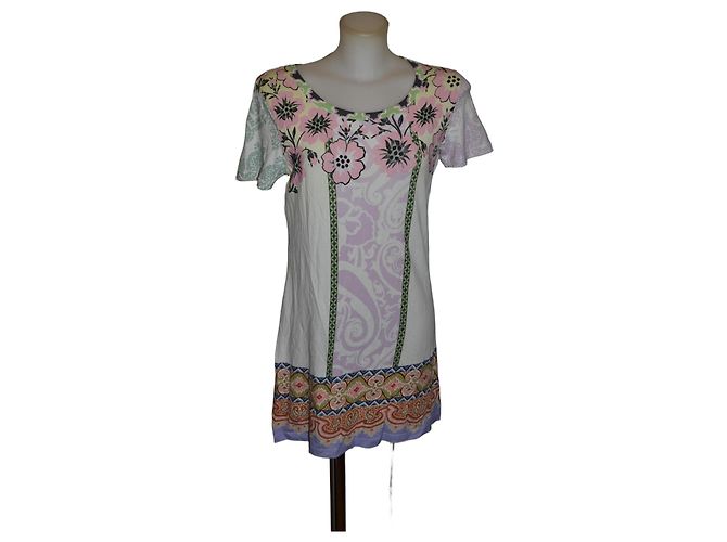 Etro Mini Kleid Baumwolle mehrfarbig Größe 44 Mehrfarben
