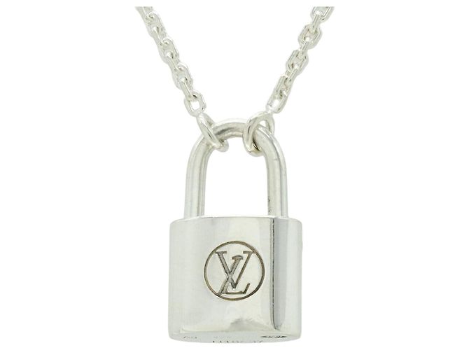 Collana Silver Lockit Louis Vuitton Argento Metallico