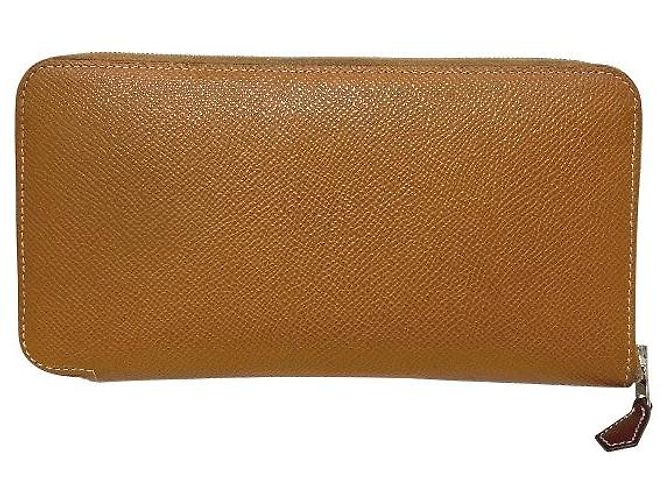 Hermès Hermes Azap Long Silk'in Epsom Long Wallet Brown