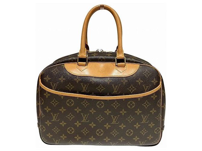 Sac à main Monogram Deauville Louis Vuitton Marron