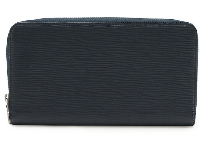 Louis Vuitton Zippy Organizer Epi Long Wallet Blue