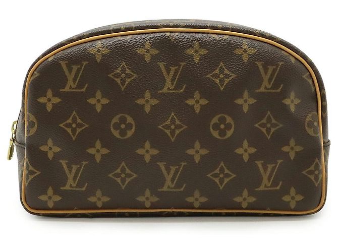 Pochette da Toilette Monogram Louis Vuitton Marrone