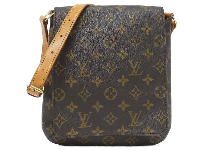 Borsa a Spalla Musette Salsa Monogram Louis Vuitton Marrone