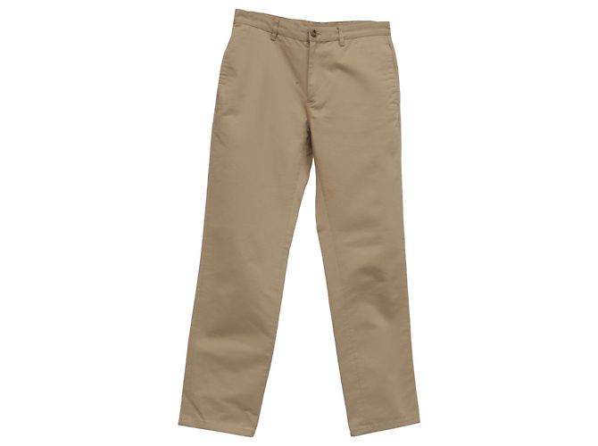 Apc Chinos Lawrence A.P.C. em algodão bege Marrom Vermelho