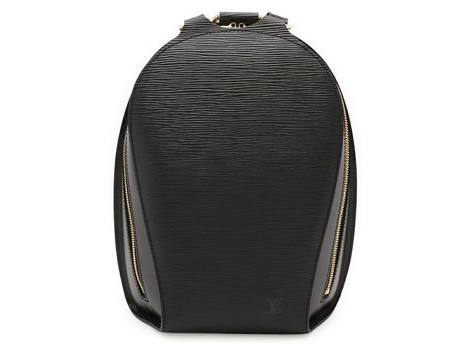 Mochila Mabillon de cuero Epi Louis Vuitton Negro