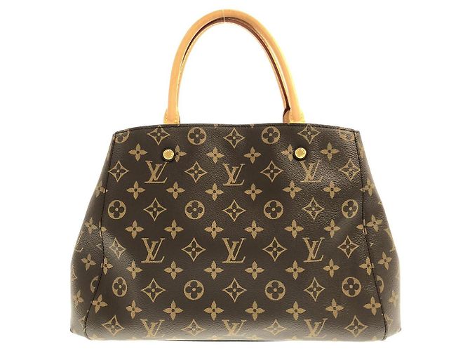 Louis Vuitton Montaigne Monogram Bag Brown