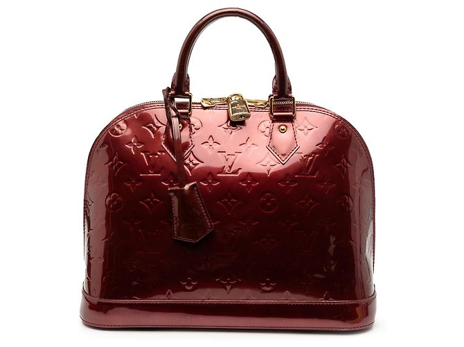 Louis Vuitton Monogram Vernis Alma PM Rosso