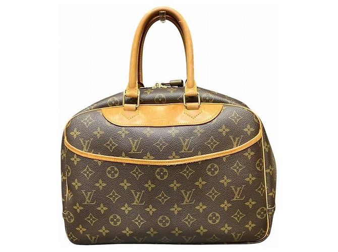 Sac à main Monogram Deauville Louis Vuitton Marron