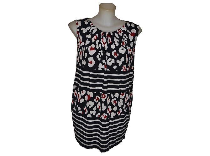 Vestido Red Valentino estampado de viscosa Multicolor
