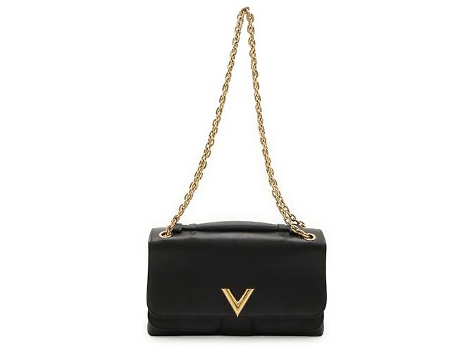 Bolsa Very Chain de couro Louis Vuitton 2 em 1 Preto
