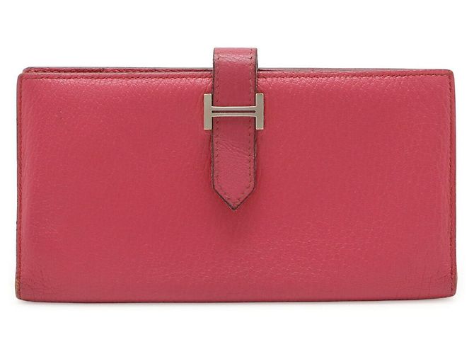 Portefeuille Long Soufflet en Chèvre Béarn d'Hermès