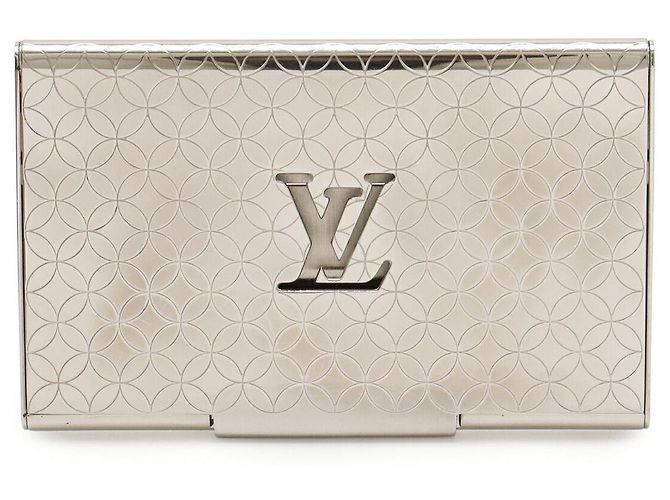 Tarjetero Champs Elysees de Louis Vuitton Plata Metálico
