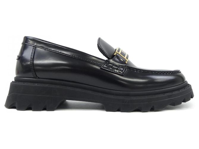 Chaussures en cuir de veau Christian Dior Noir