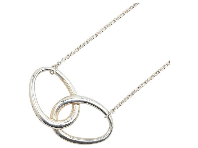 Tiffany & Co Collar de plata esterlina Double Loop Elsa Peretti de Tiffany