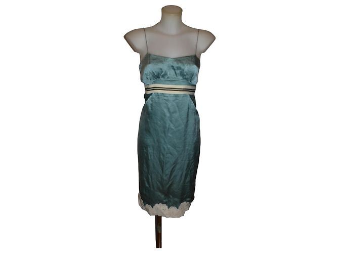 Vestido midi de seda Coast Weber Ahaus Multicor