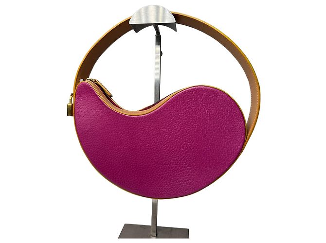 Sac à main abstrait vintage Etro violet marron