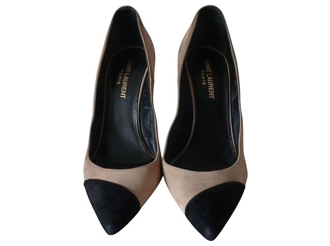 Chaussures Saint Laurent Beige