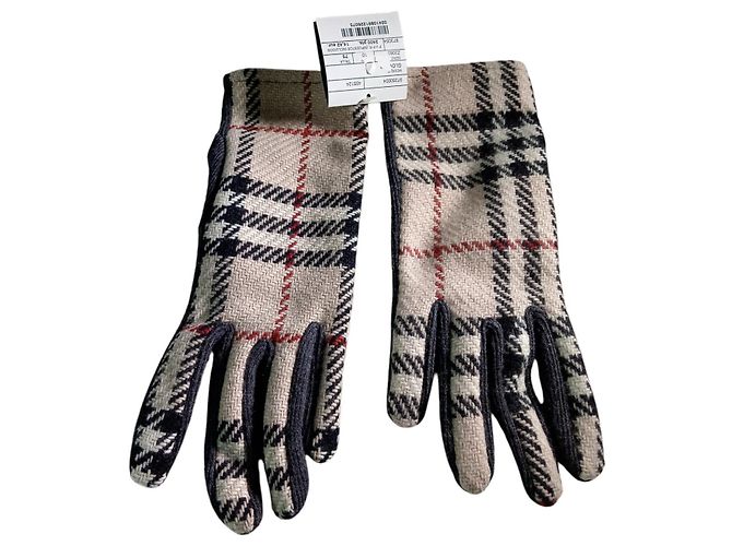 Burberry-Handschuhe Beige Synthetisch
