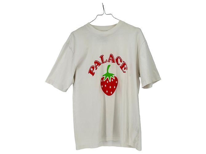 Autre Marque Camiseta branca com morango Branco