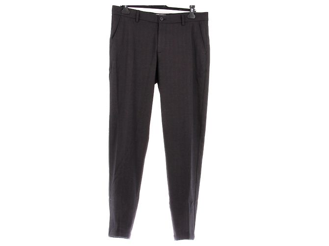 Autre Marque LES DEUX Gerade Hose Grau Braun Größe 32