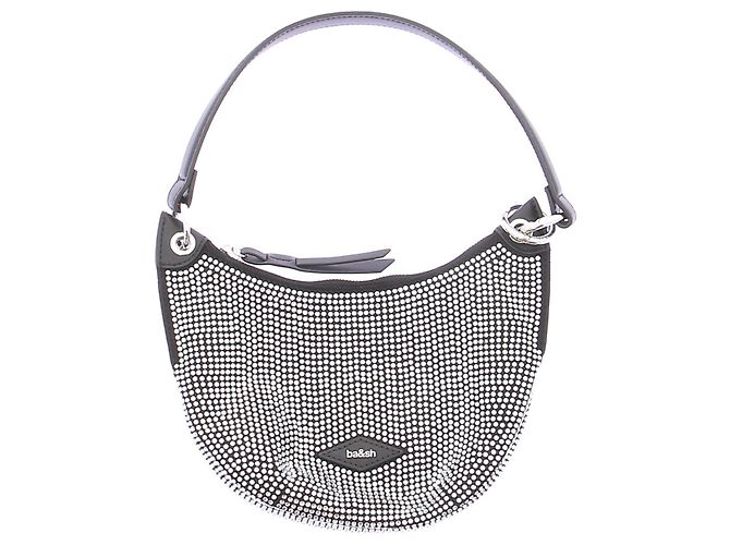 Ba&Sh Handtasche mit Strass "Swing" Silber