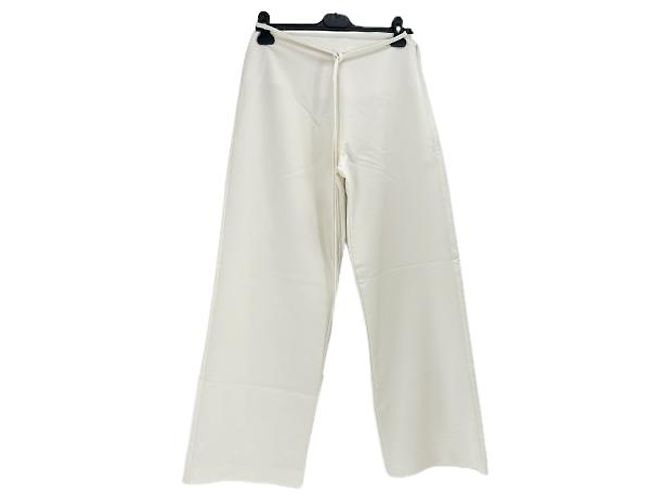 Autre Marque Pantalones anchos blancos de algodón STORETS