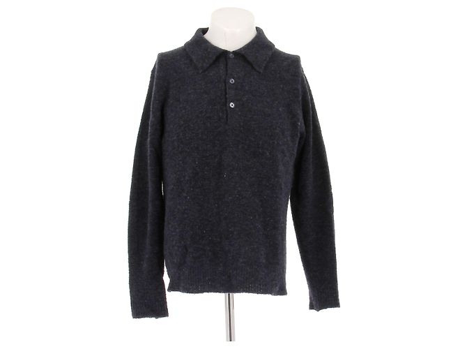 Autre Marque Pull en laine gris NNO7 M