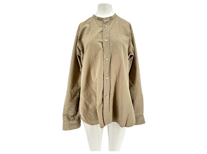 Autre Marque Camicia MARGAUX HOWELL Taupe in cotone L Marrone