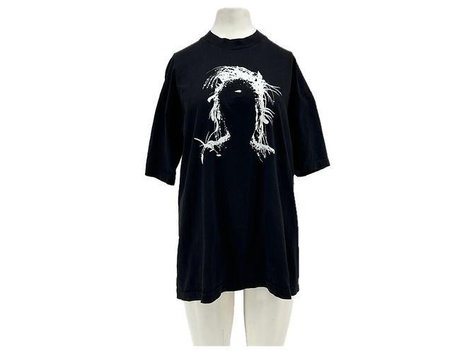 Autre Marque T-shirt nera in cotone LA APPAREL Nero