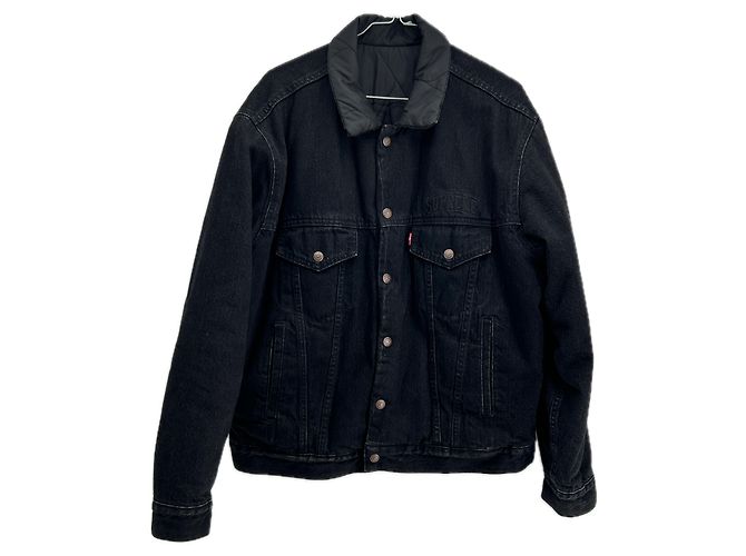 Levi's Giacca in denim nera Nero
