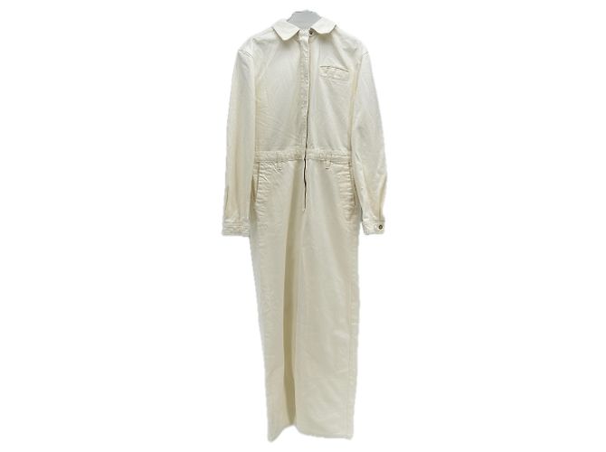 Autre Marque LOULOU STUDIO Denim-Overall Weiß