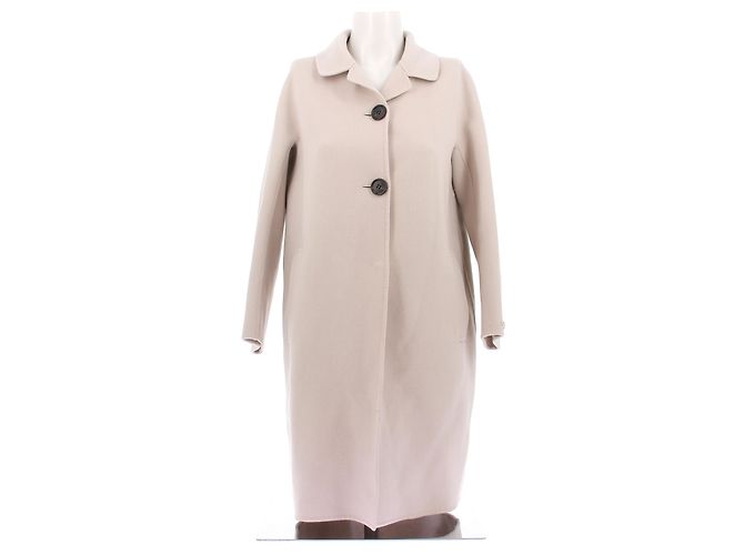 Max Mara Wool Coat Beige