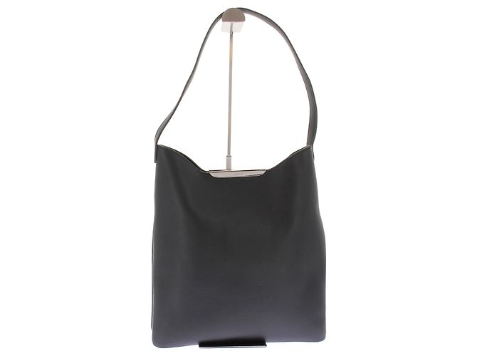 Autre Marque Borsa a mano ELLEME in pelle nera Nero