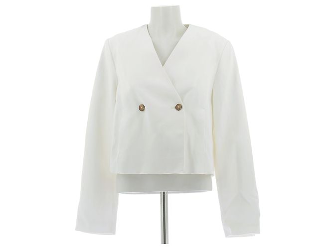 Autre Marque Chaqueta corta blanca Mally LOULOU STUDIO Blanco