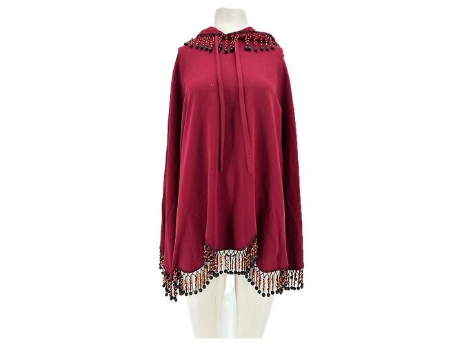 Autre Marque Sudadera con capucha burdeos
