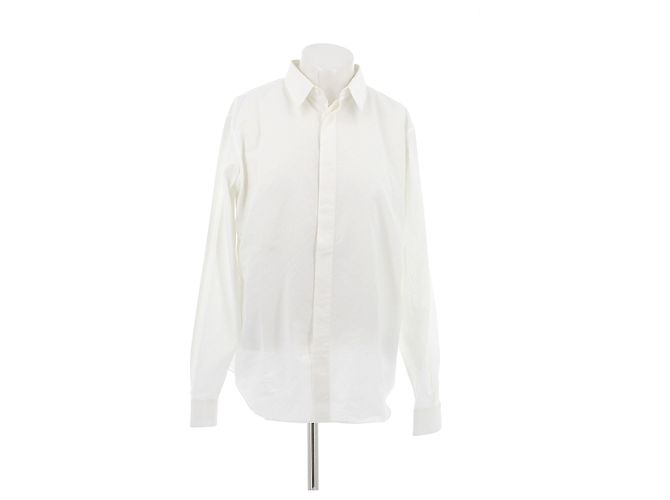Dior Weiße Hemd mit Monogramm