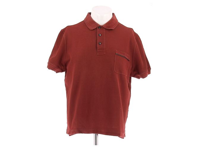 Berluti Polohemd aus Baumwolle Rot