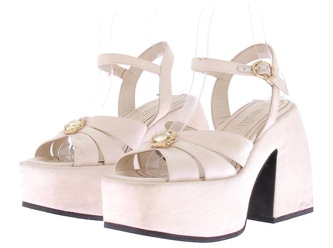 Nodaleto Sandali con piattaforma Beige