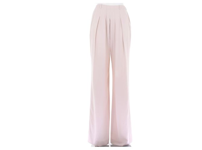 Pantalones rectos rosa claro Chloé
