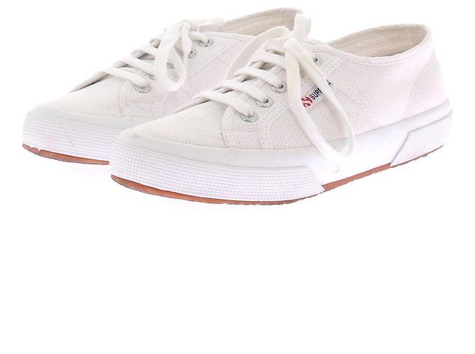 Superga Basket blanches en toile White