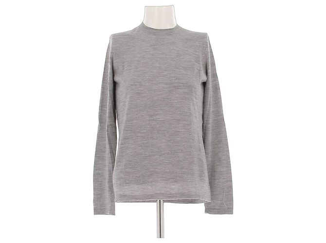 Alexander Wang T-shirt in lana e seta Grigio