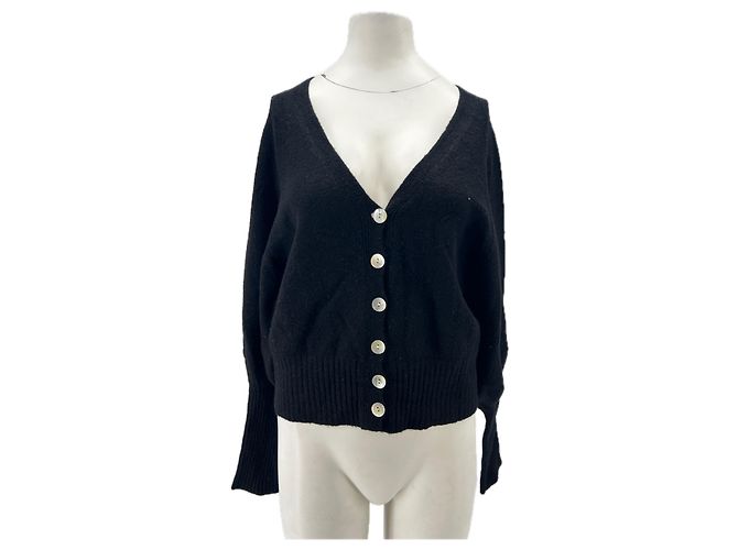 Autre Marque ALEXANDRE LAURENT Cardigan aus Baumwolle Schwarz S
