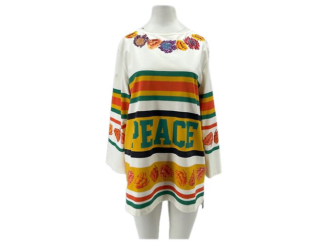 Camiseta Peace Paul Smith Branca de Algodão Branco