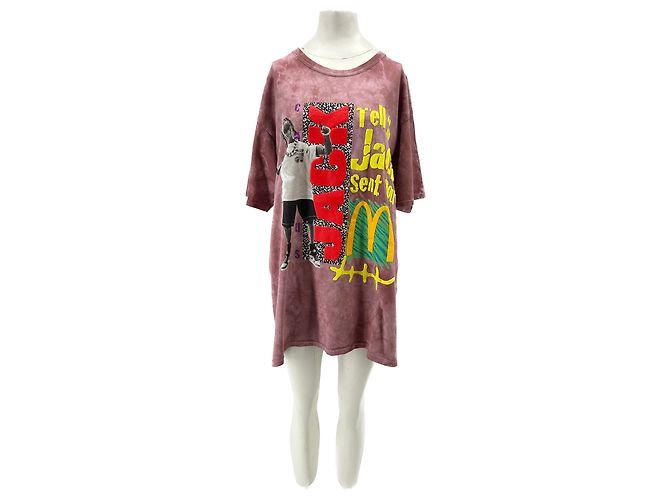 Autre Marque Camiseta CACTUS JACK Rojo Oscuro Algodón XL Burdeos