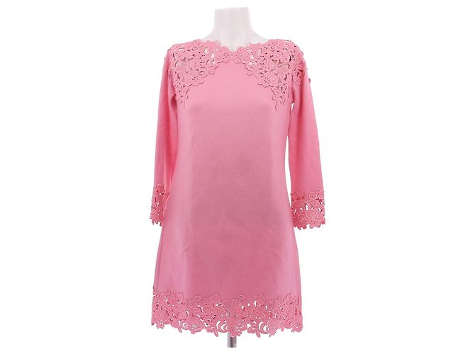 Ermanno Scervino Wollkleid Rosa Pink